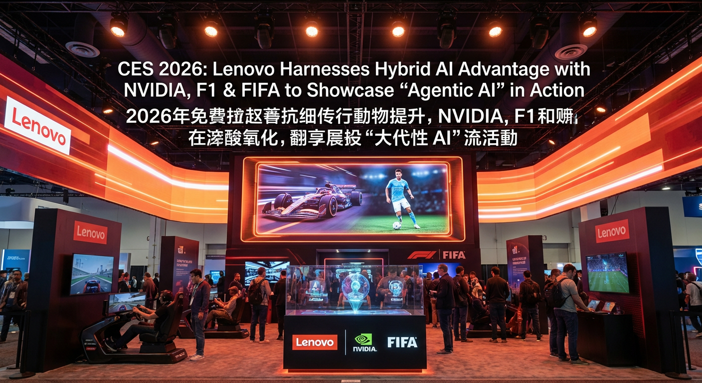 &Apos;Intelligenza Artificiale Ibrida: Il Futuro che Lenovo, NVIDIA, F1 e FIFA Stanno Costruendo a CES 2026&Apos;