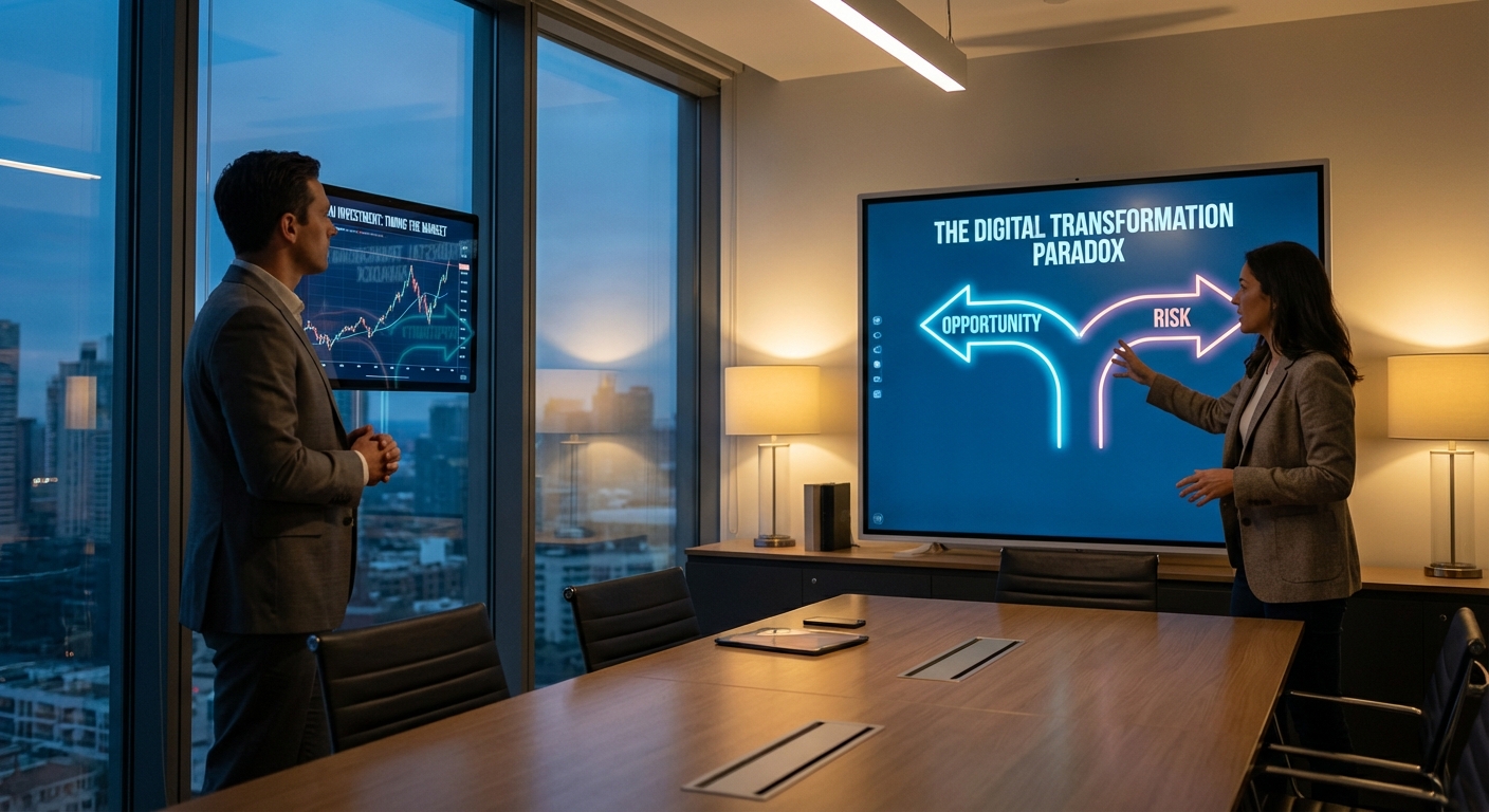 È il Momento Giusto per Investire in Intelligenza Artificiale? Il Paradosso della Trasformazione Digitale