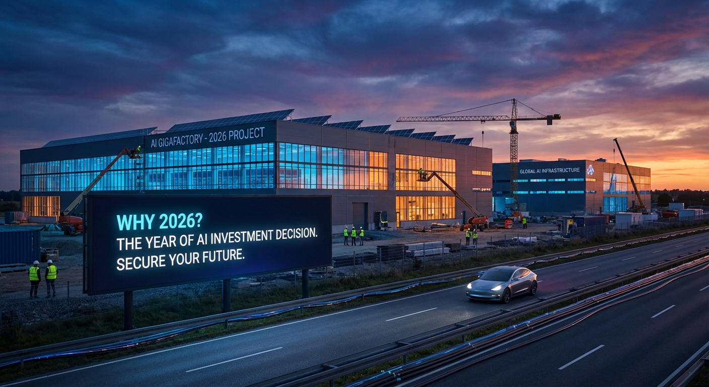 Perché il 2026 Sará l’Anno Decisivo per gli Investimenti in Intelligenza Artificiale e Gigafactory di IA